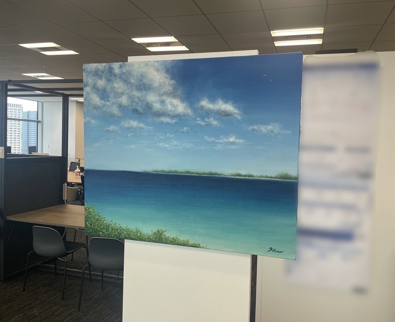 住友商事様　24階（2）に展示された作品